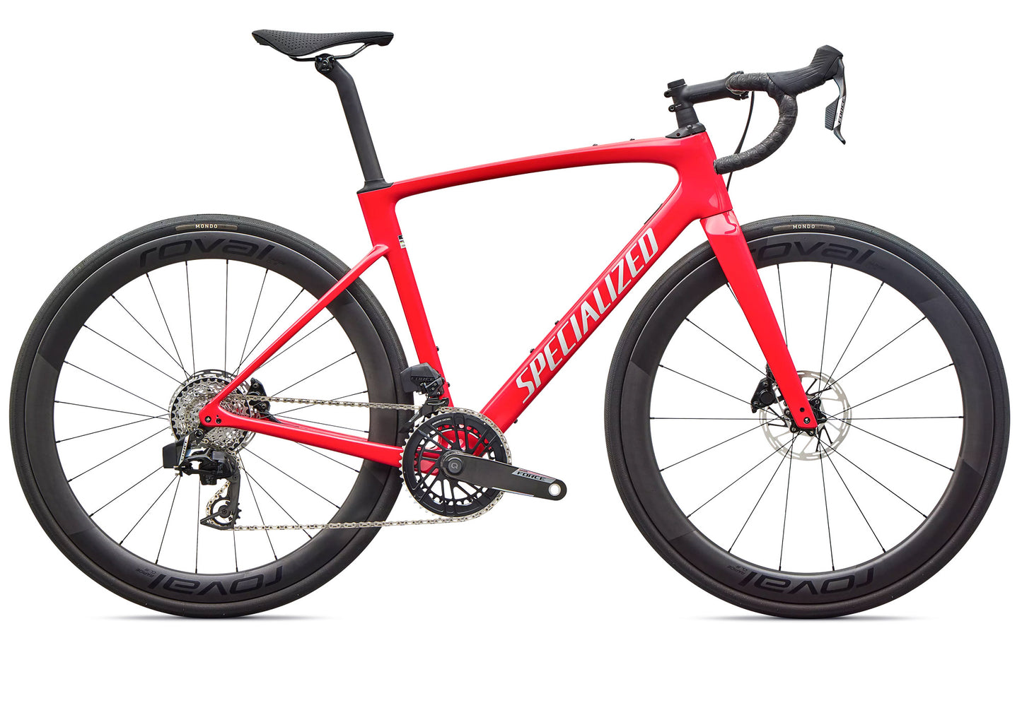 2027 Specialized Roubaix SL8 Pro SRAM Force AXS, Unisex Road Endurance Bike - Gloss Vid Red/Silver Dust image 3