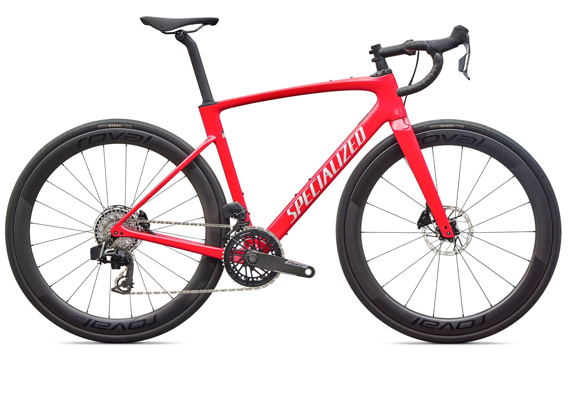 2027 Specialized Roubaix SL8 Pro SRAM Force AXS, Unisex Road Endurance Bike - Gloss Vid Red/Silver Dust image 3