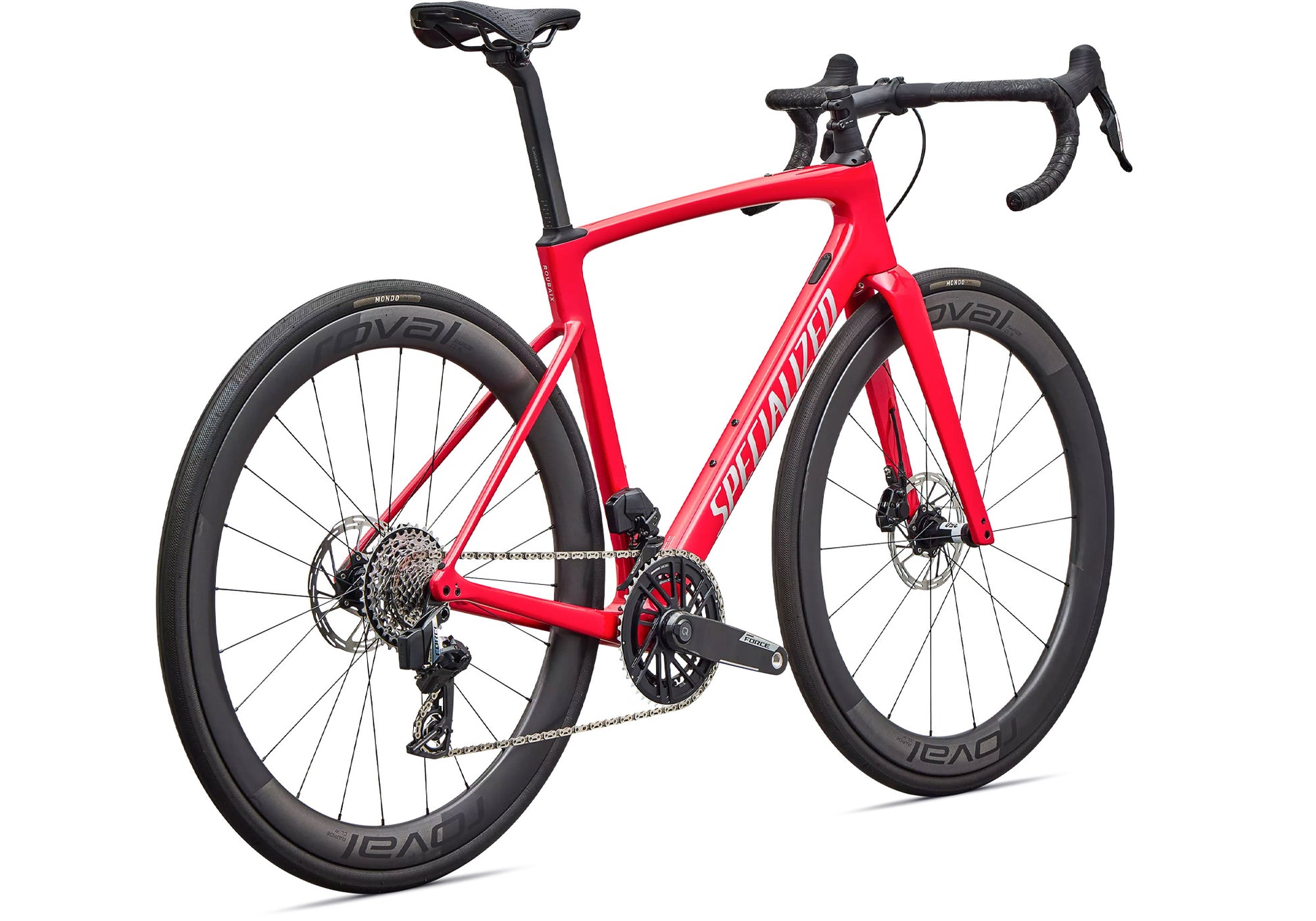 2027 Specialized Roubaix SL8 Pro SRAM Force AXS, Unisex Road Endurance Bike - Gloss Vid Red/Silver Dust image 2