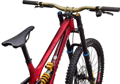 Specialized S-Works Demo 11 LTD Built For Legends Unisex Downhill Bike - Gloss Red Tint Carbon / Silver Dust / White image 4