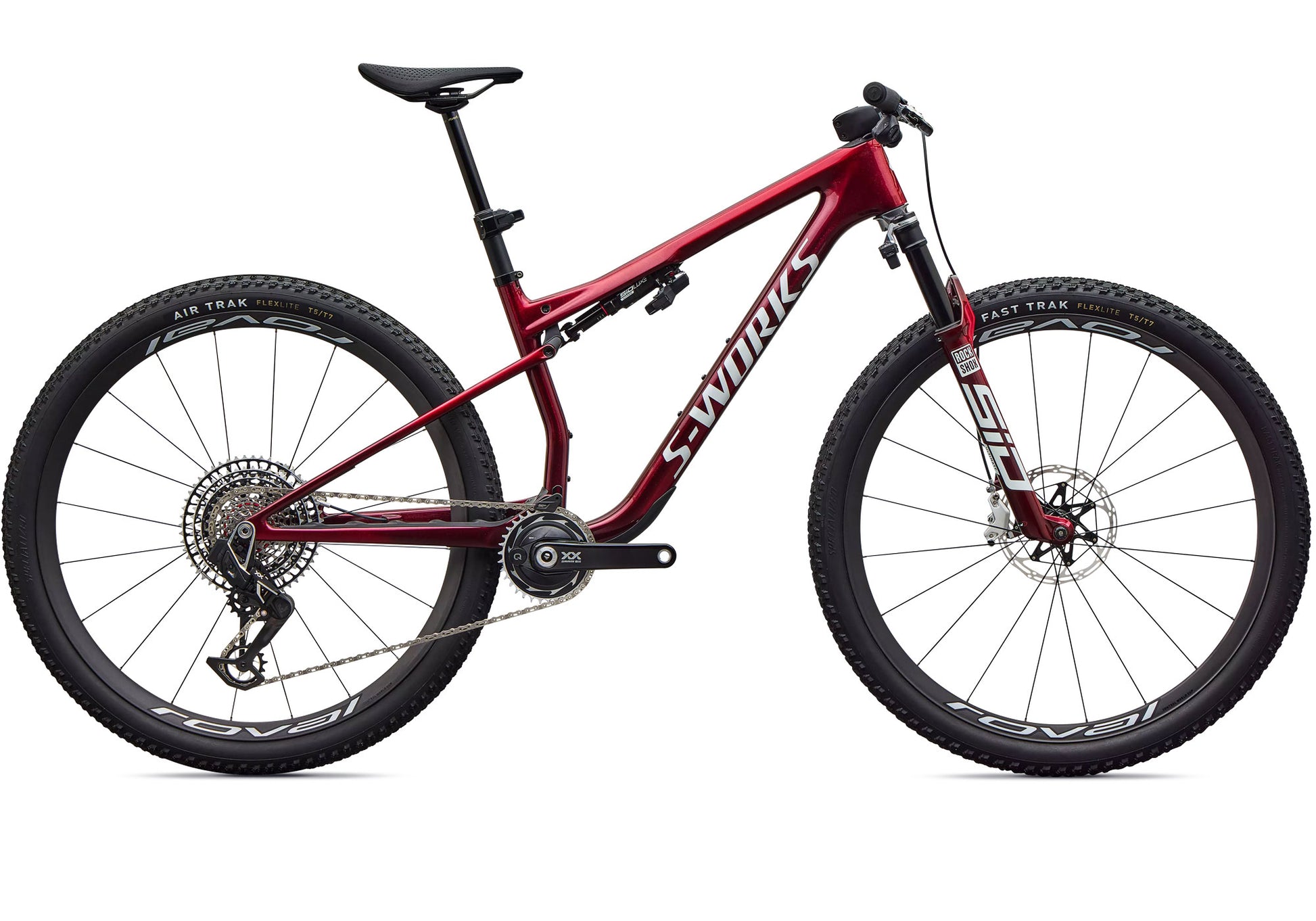 2027 Specialized S-Works Epic 9 Unisex XC Mountain Bike, Gloss Red Tint image 3