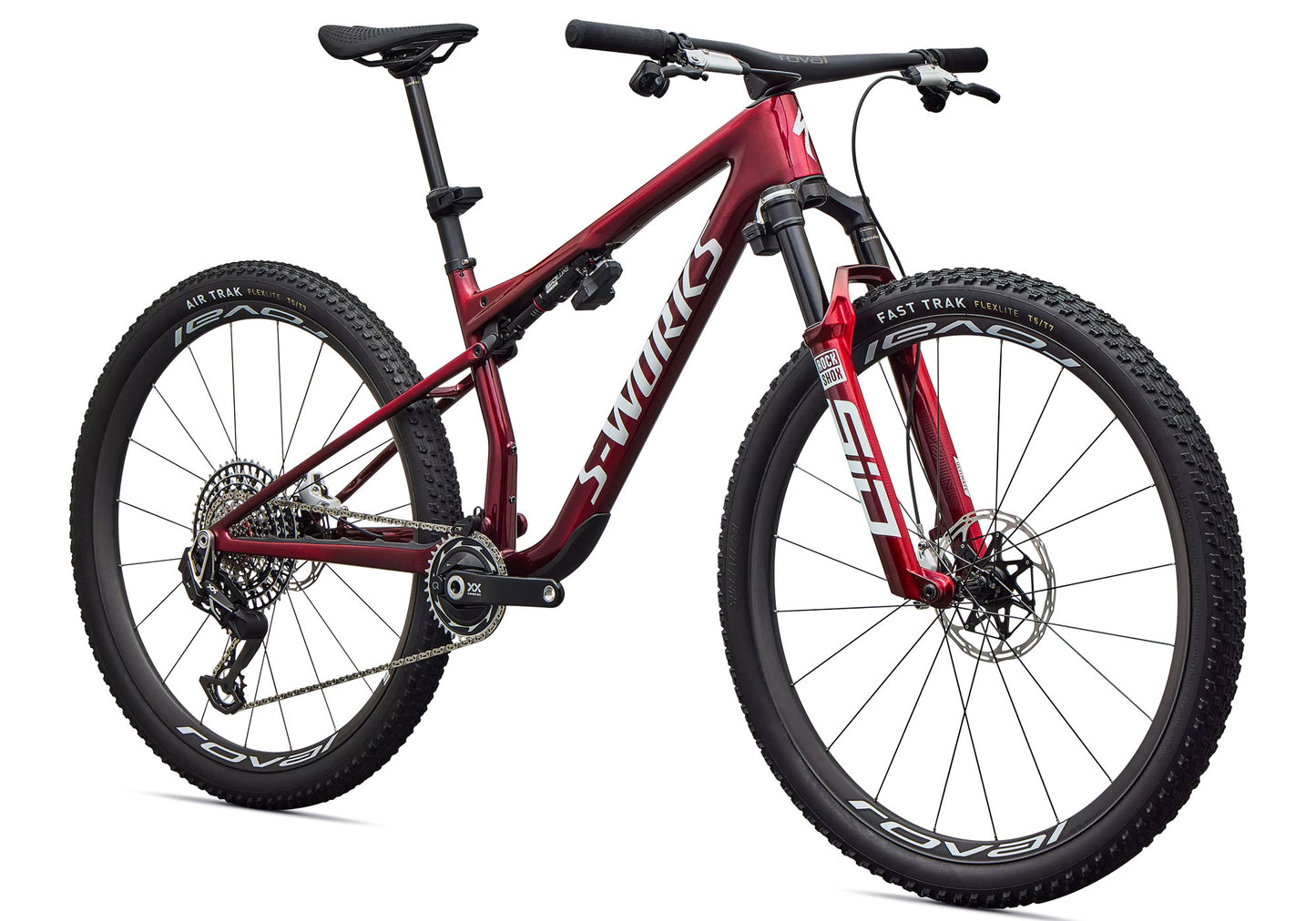 2027 Specialized S-Works Epic 9 Unisex XC Mountain Bike, Gloss Red Tint image 1