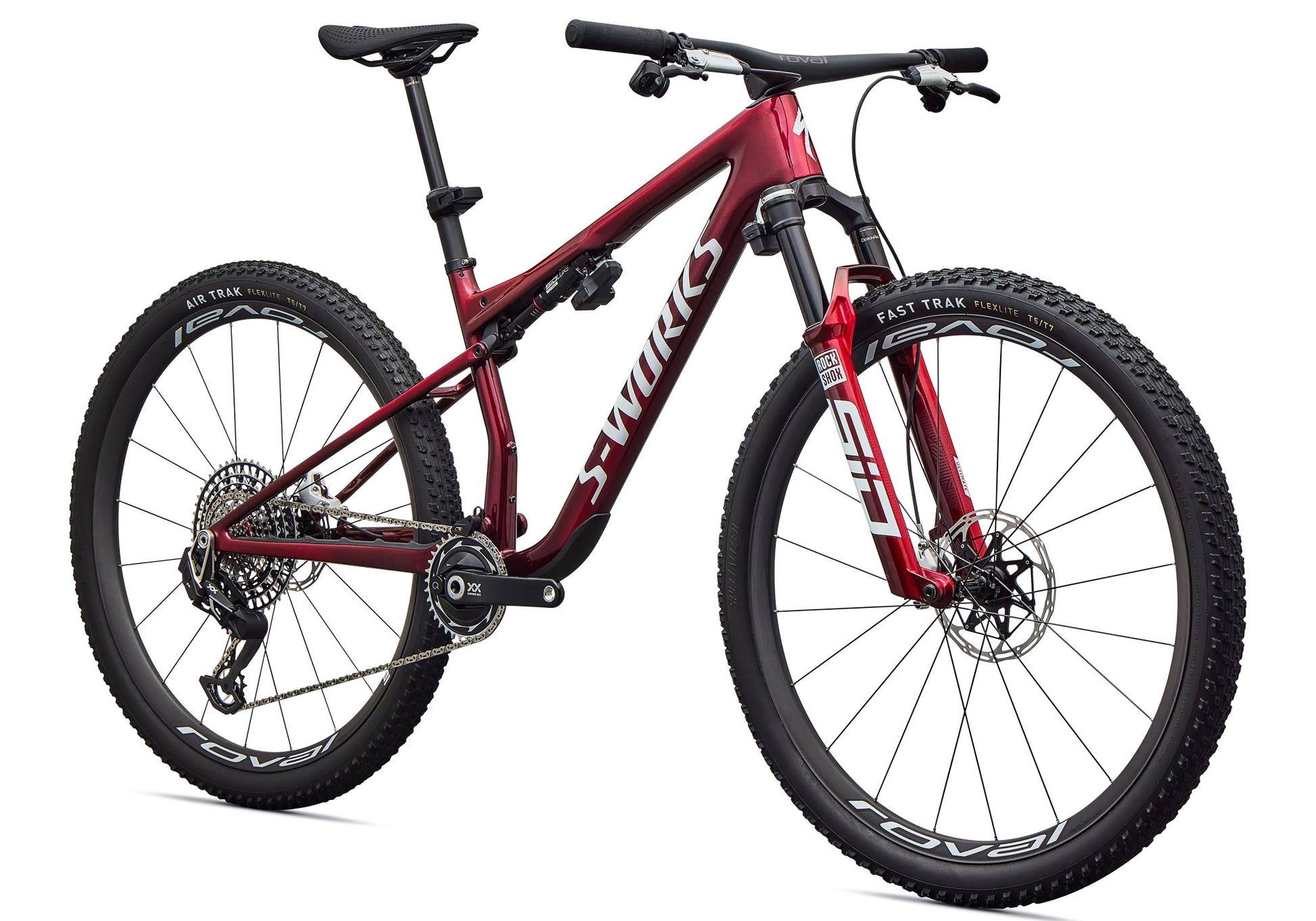2027 Specialized S-Works Epic 9 Unisex XC Mountain Bike, Gloss Red Tint image 1