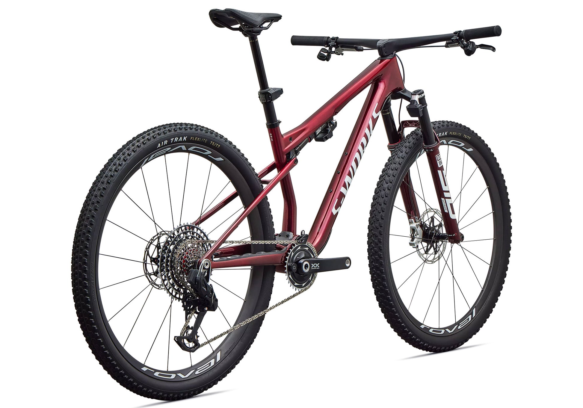 2027 Specialized S-Works Epic 9 Unisex XC Mountain Bike, Gloss Red Tint image 2