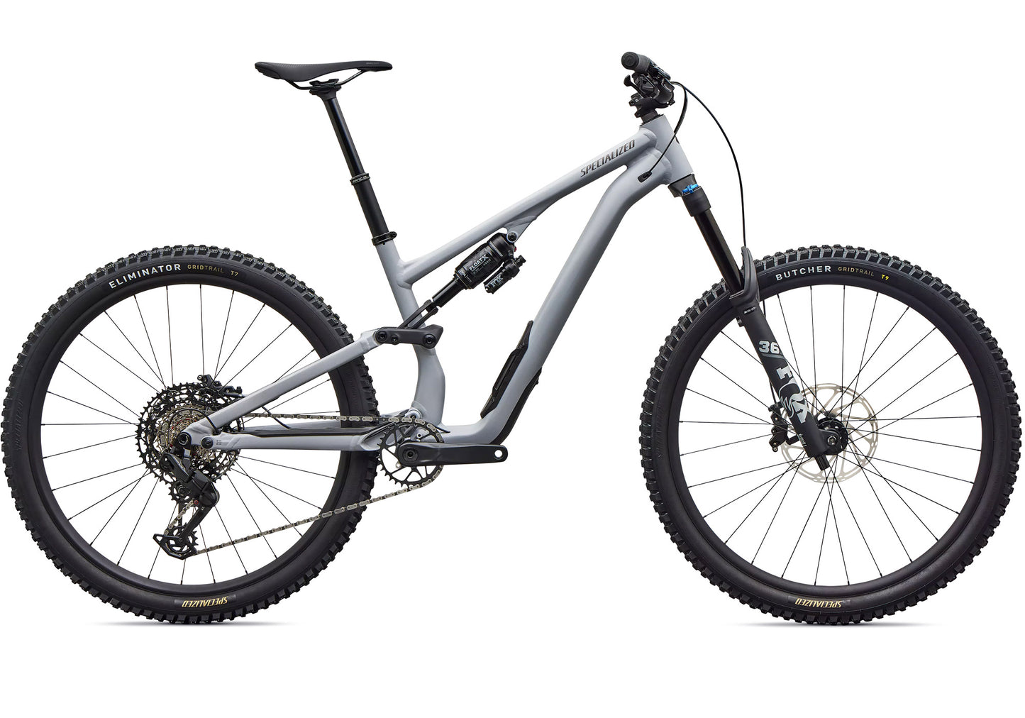 2027 Specialized Stumpjumper 15 EVO Comp Alloy, Satin Cool Grey / Smoke image 2