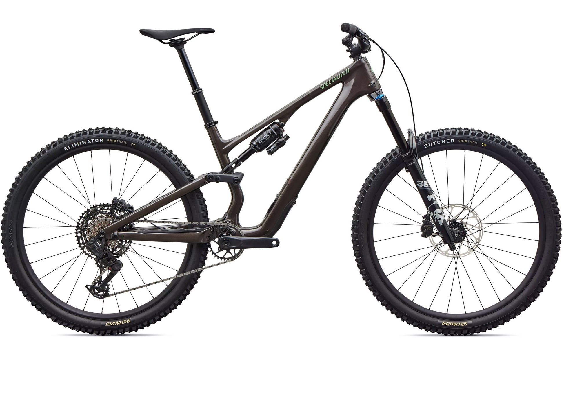 2027 Specialized Stumpjumper 15 EVO Comp, Gloss Warmsmoke / Pistachio image 2