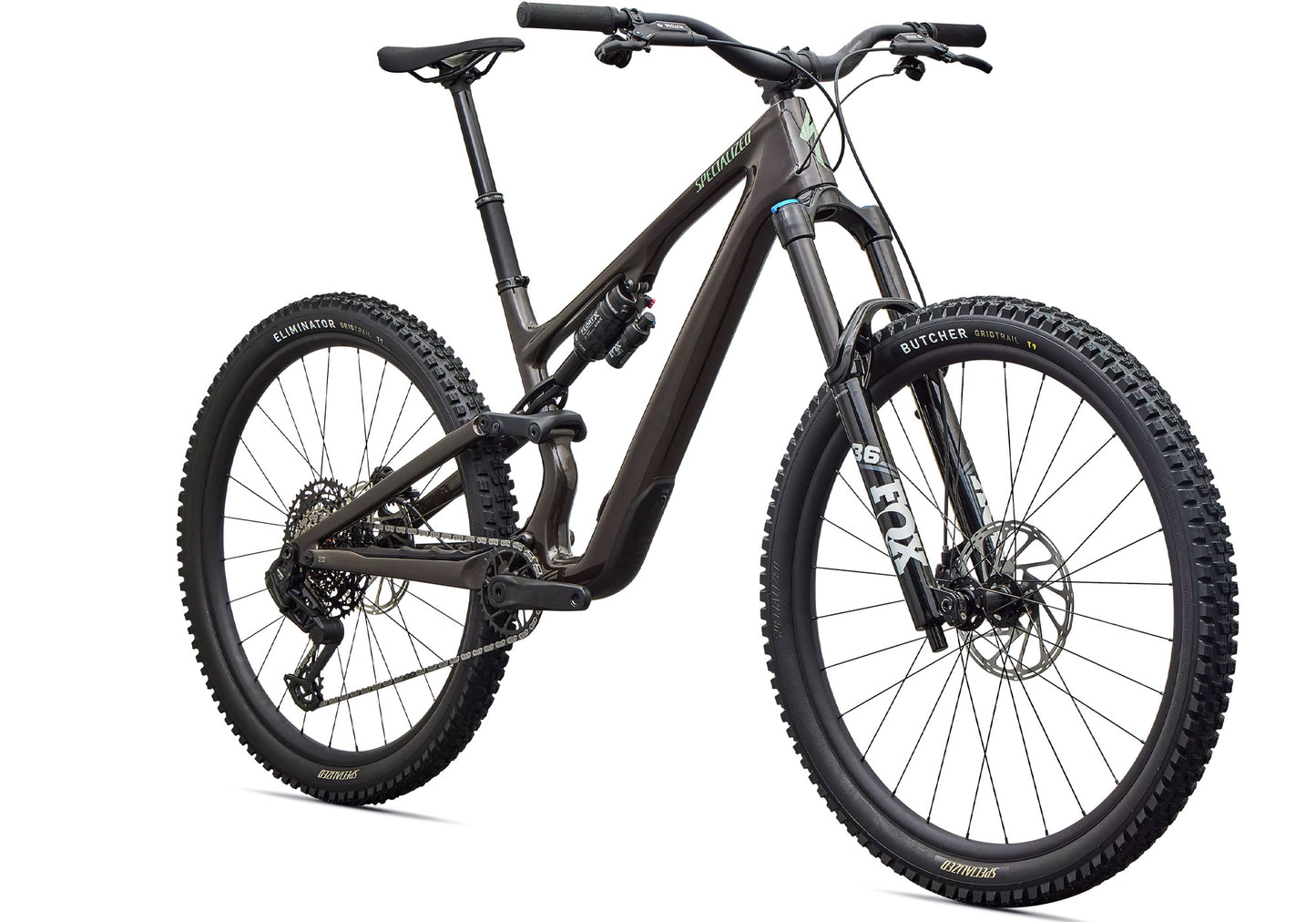 2027 Specialized Stumpjumper 15 EVO Comp, Gloss Warmsmoke / Pistachio image 1