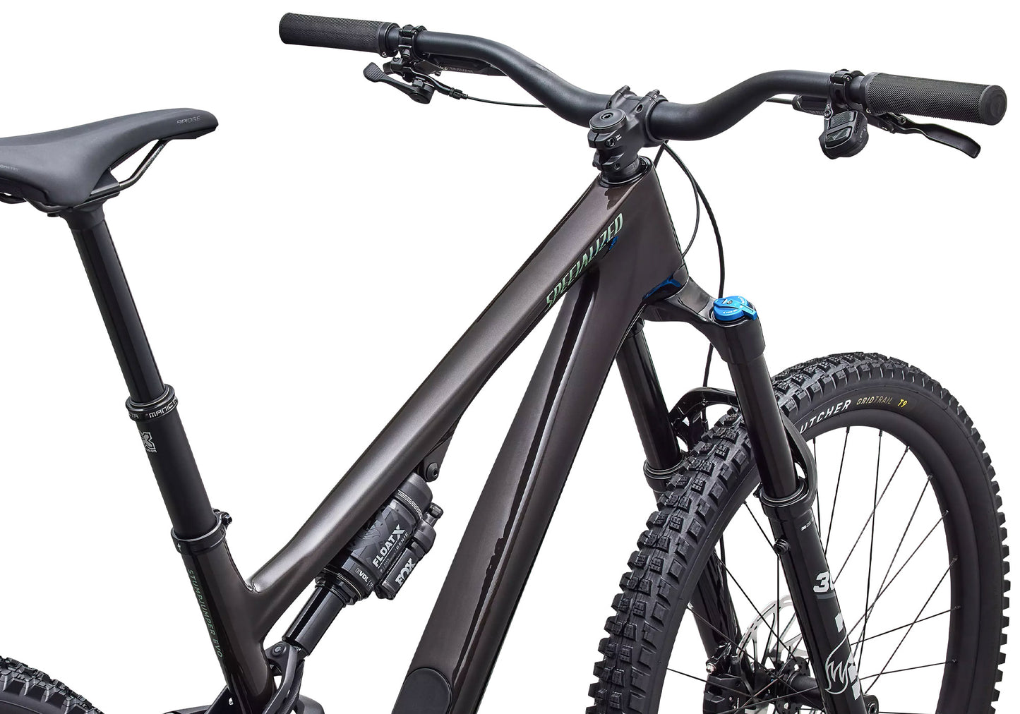 2027 Specialized Stumpjumper 15 EVO Comp, Gloss Warmsmoke / Pistachio image 5
