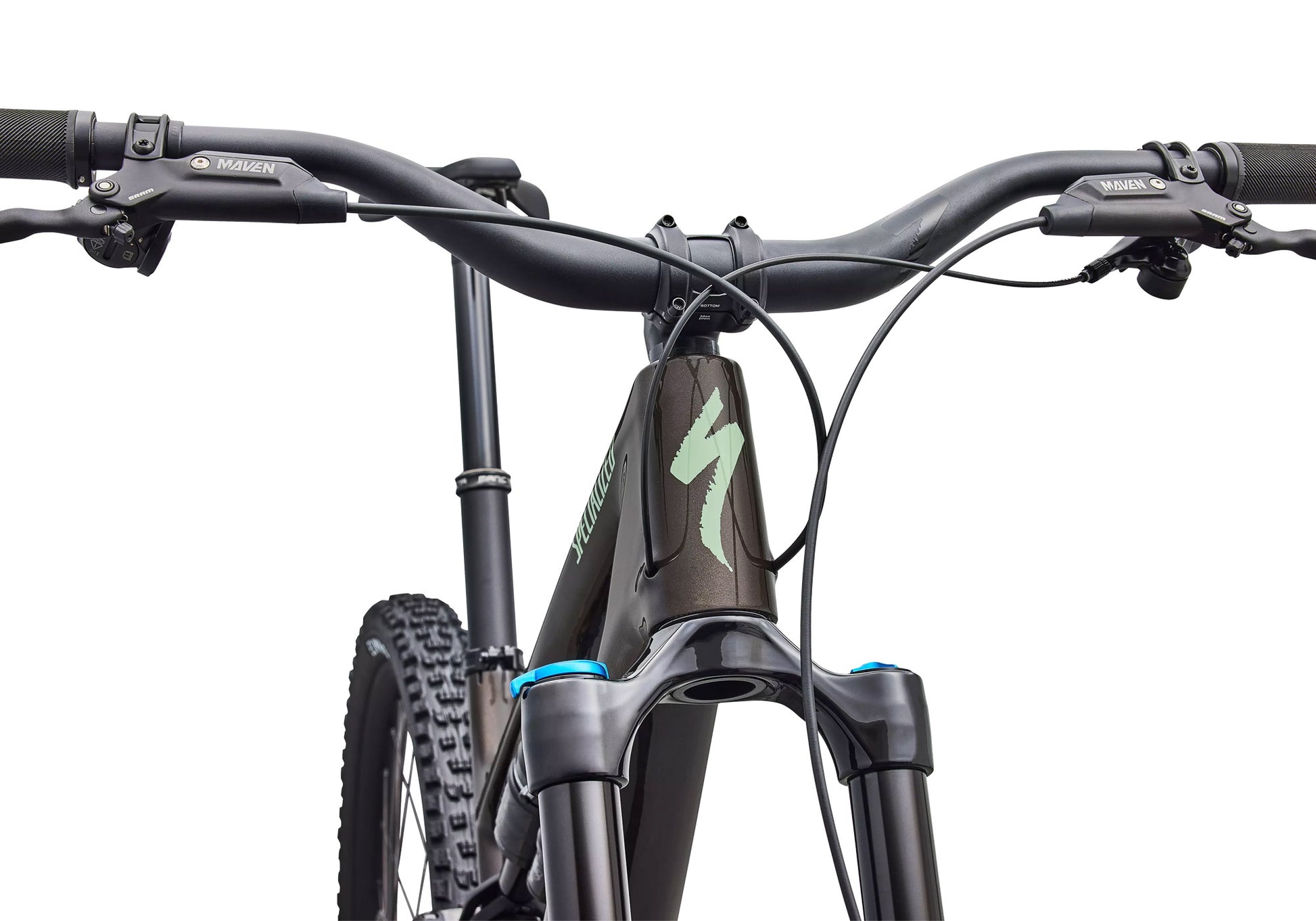 2027 Specialized Stumpjumper 15 EVO Comp, Gloss Warmsmoke / Pistachio image 4