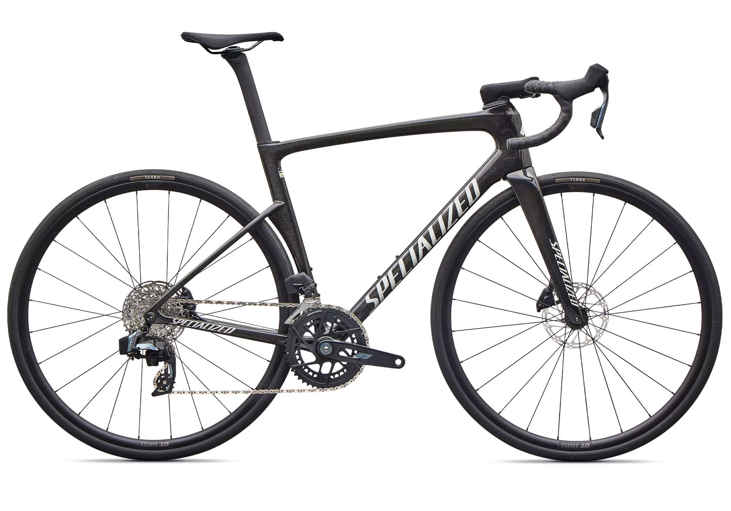 2027 Specialized Tarmac SL9 Comp SRAM Rival AXS Unisex Road Bike, Gloss Charcoal Tint/Dolomite Metallic image 2