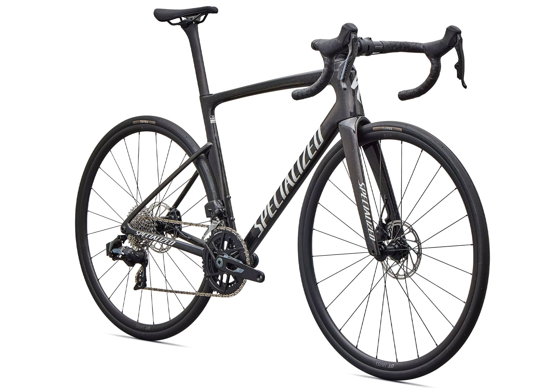 2027 Specialized Tarmac SL9 Comp SRAM Rival AXS Unisex Road Bike, Gloss Charcoal Tint/Dolomite Metallic image 1