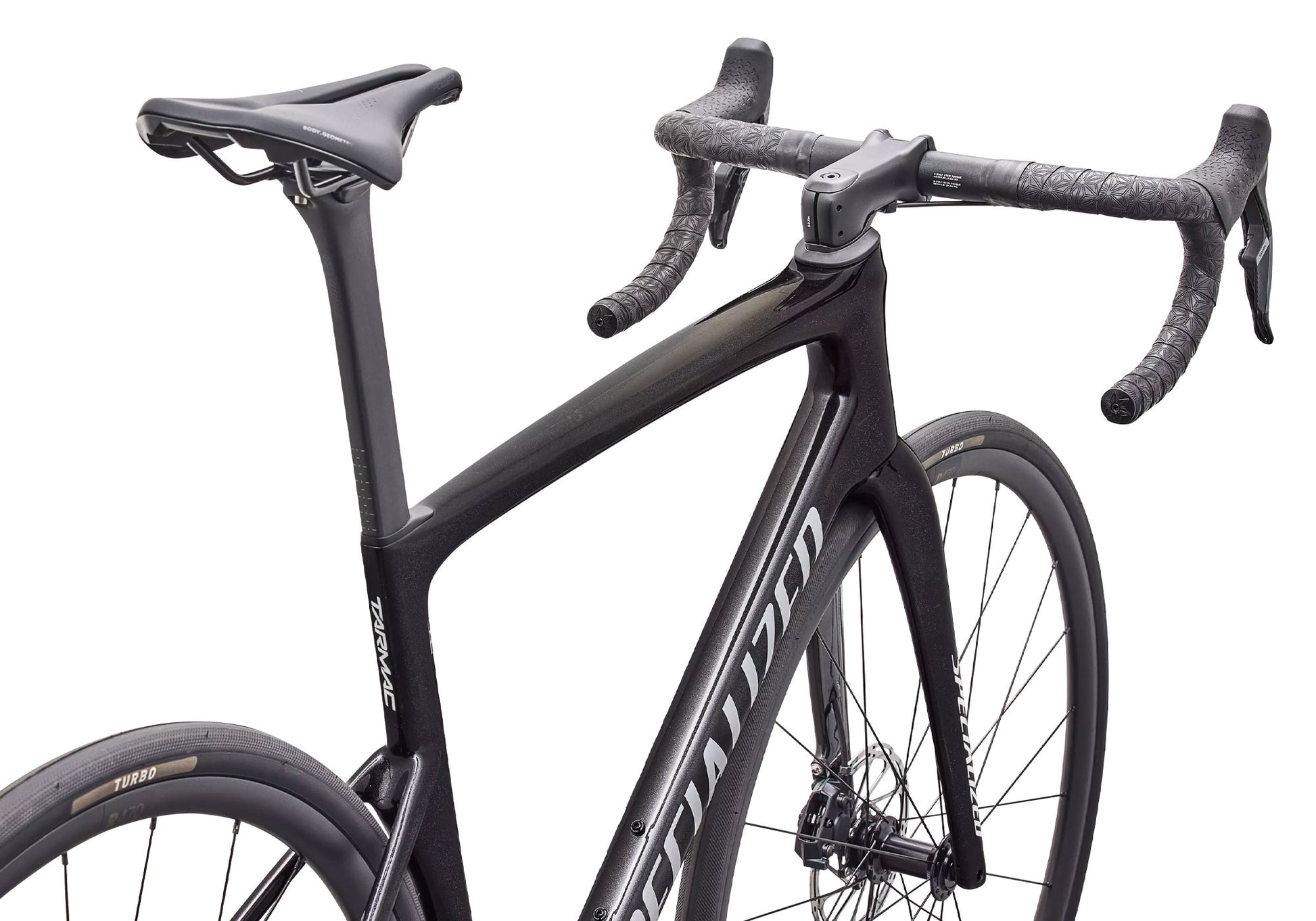 2027 Specialized Tarmac SL9 Comp SRAM Rival AXS Unisex Road Bike, Gloss Charcoal Tint/Dolomite Metallic image 5