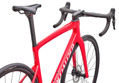 2027 Specialized Tarmac SL9 Comp SRAM Rival AXS Unisex Road Bike, Gloss Vivid Red/White image 4