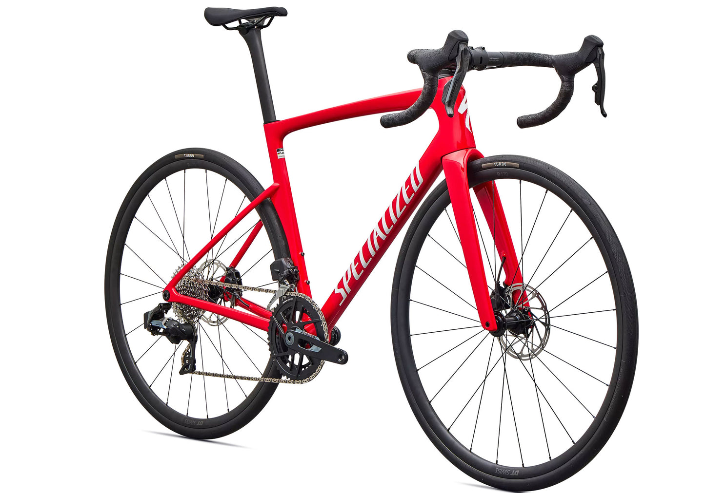 2027 Specialized Tarmac SL9 Comp SRAM Rival AXS Unisex Road Bike, Gloss Vivid Red/White image 1