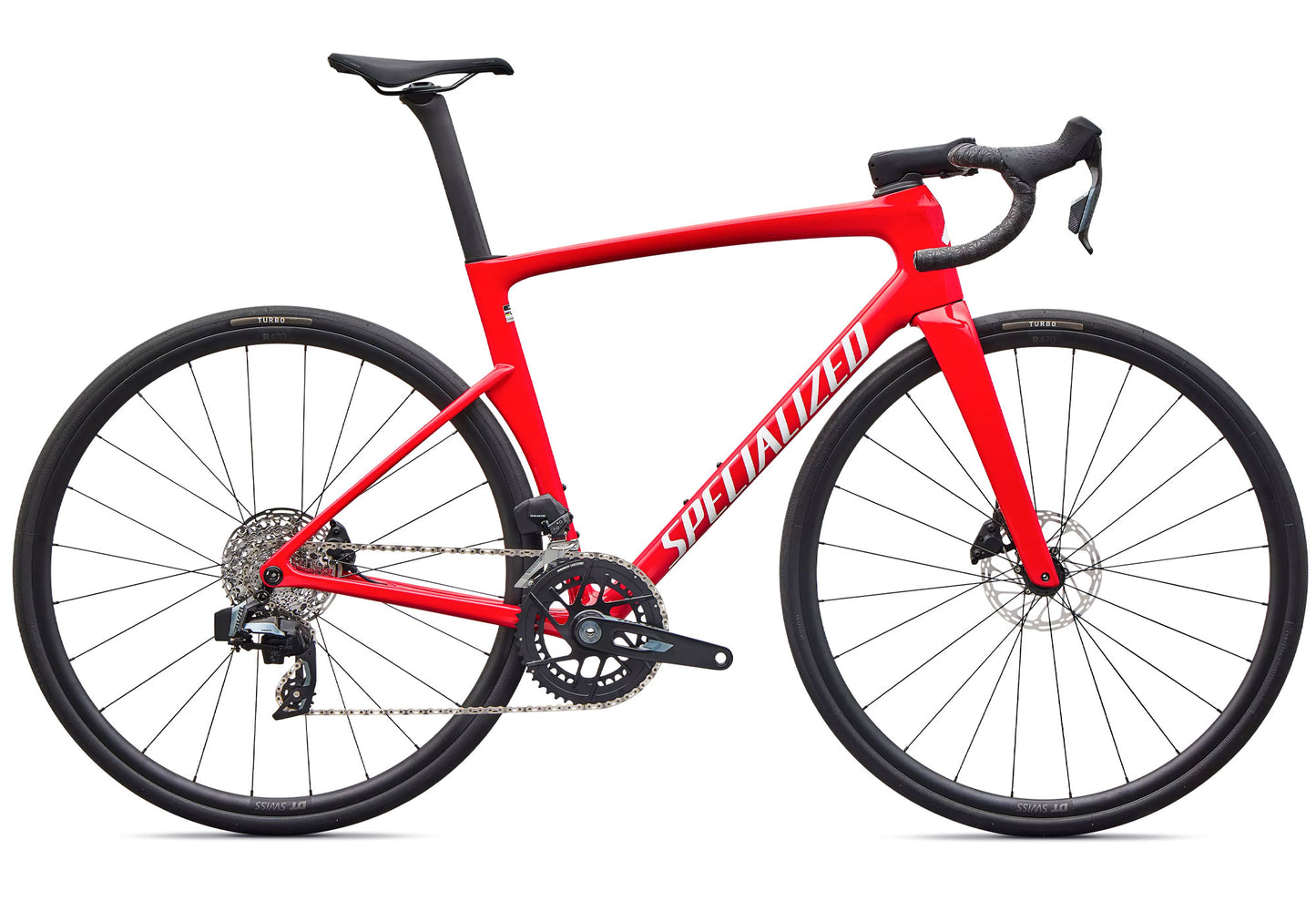 2027 Specialized Tarmac SL9 Comp SRAM Rival AXS Unisex Road Bike, Gloss Vivid Red/White image 2