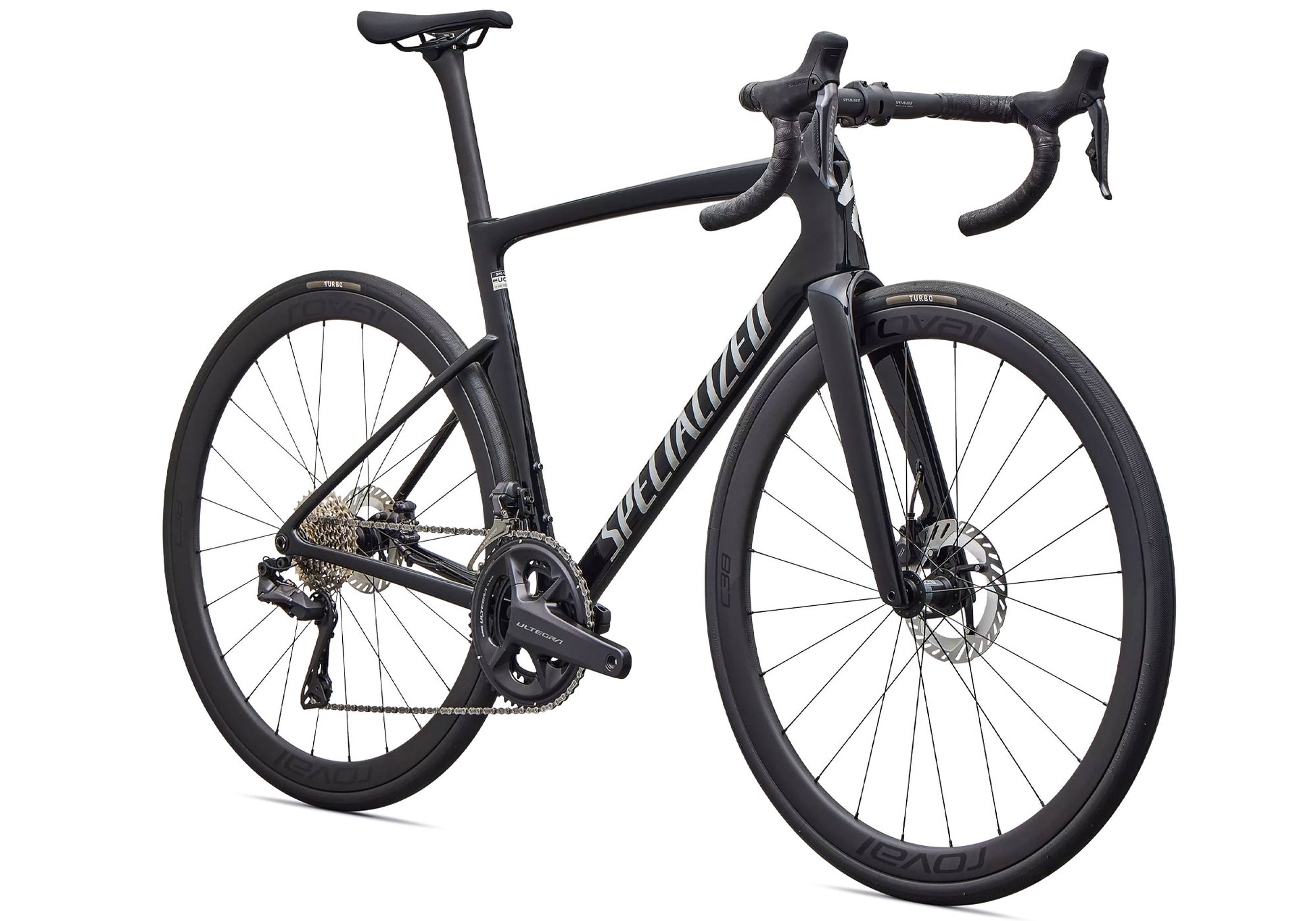 2027 Specialized Tarmac SL9 Expert Unisex Road Bike Shimano Ultegra Di2, Gloss Black/Silver Dust image 1