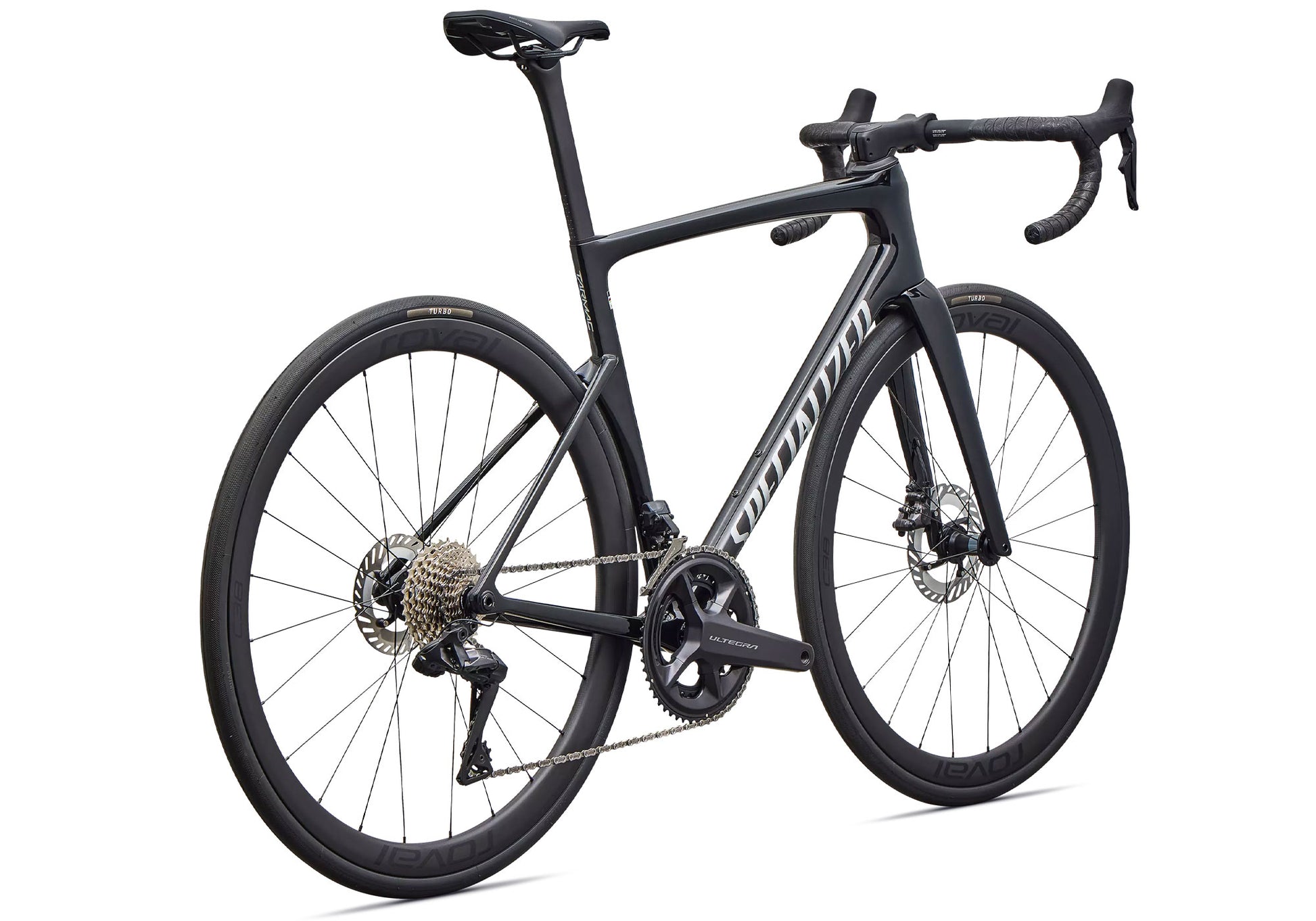 2027 Specialized Tarmac SL9 Expert Unisex Road Bike Shimano Ultegra Di2, Gloss Black/Silver Dust image 3