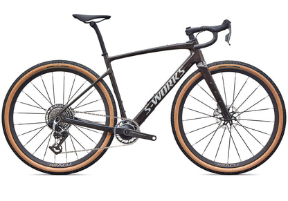 2027 Specialized S-Works Diverge 4 Unisex Gravel Bike - Warm Smoke Metallic/Carbon Silver Dust image 3