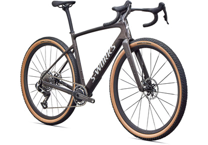 2027 Specialized S-Works Diverge 4 Unisex Gravel Bike - Warm Smoke Metallic/Carbon Silver Dust image 1