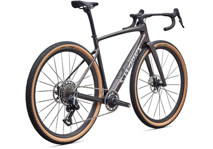 2027 Specialized S-Works Diverge 4 Unisex Gravel Bike - Warm Smoke Metallic/Carbon Silver Dust image 2