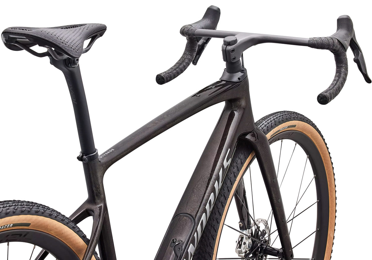 2027 Specialized S-Works Diverge 4 Unisex Gravel Bike - Warm Smoke Metallic/Carbon Silver Dust image 4