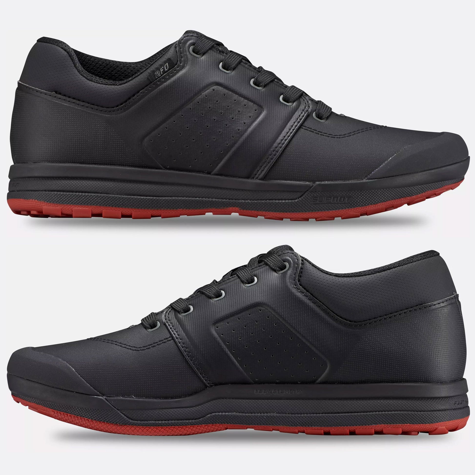 Specialized Unisex 2FO DH Clip Mountain Bike Shoes, Black/Redwood image 2