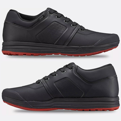 Specialized Unisex 2FO DH Clip Mountain Bike Shoes, Black/Redwood image 2