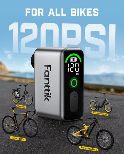 Fanttik X10 Ace Tiny Mini Electric Bike Pump image 2