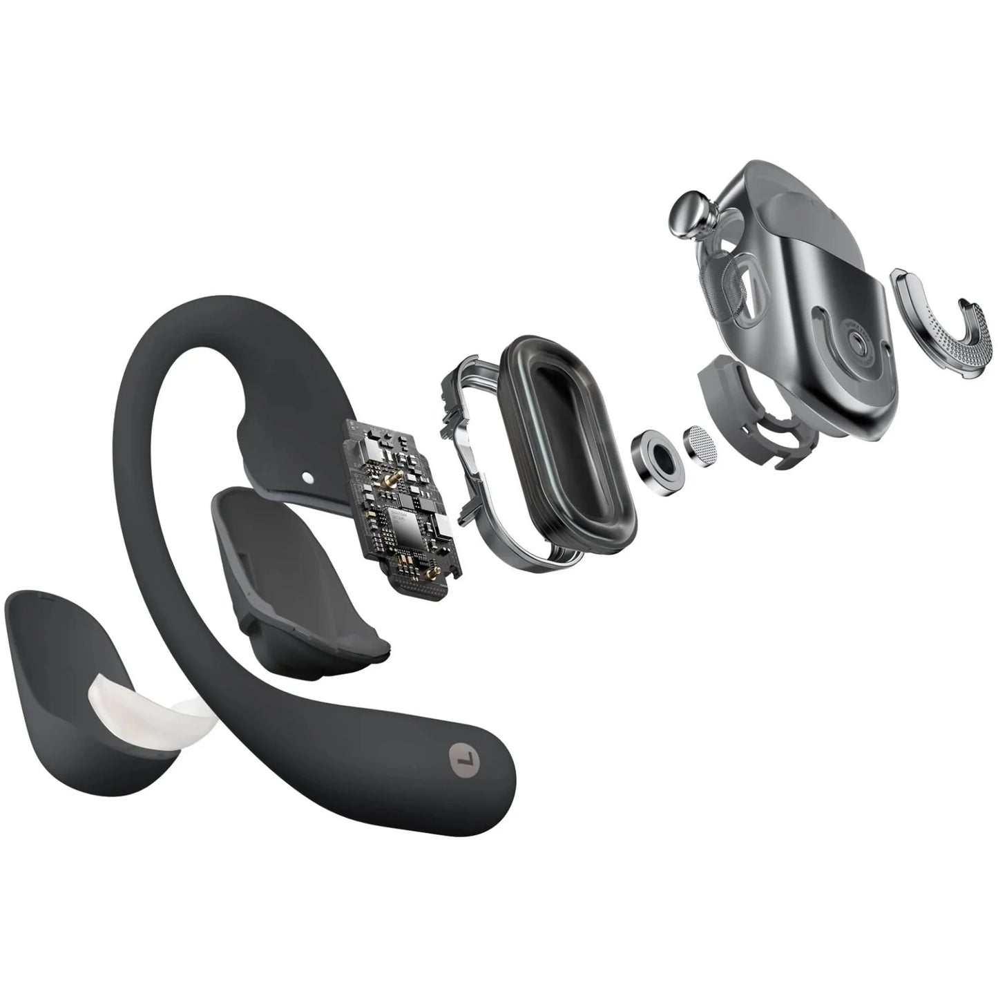 SHOKZ OpenFit 2+ True Wireless Earbuds - Black T921-ST-BK image 7