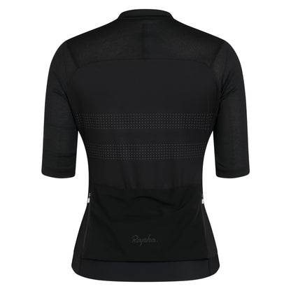 Rapha 2026 Women's Brevet Lightweight Cycling Jersey III, Black image 2