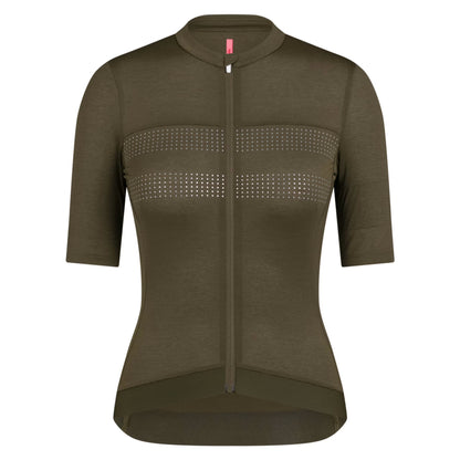 Rapha 2026 Women's Brevet Lightweight Cycling Jersey III, Dark Olive image 1