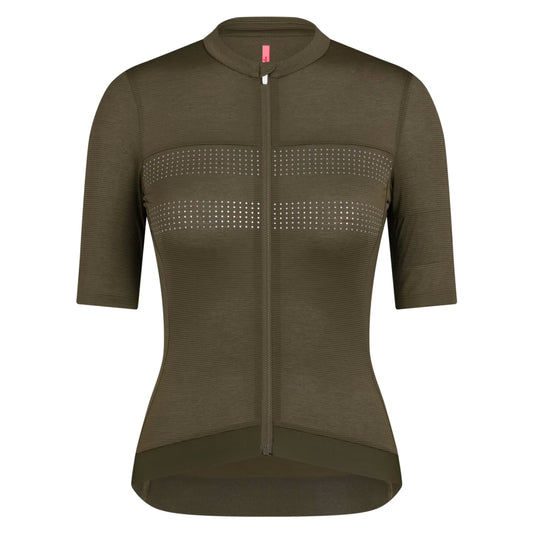 Rapha 2026 Women's Brevet Lightweight Cycling Jersey III, Dark Olive image 1
