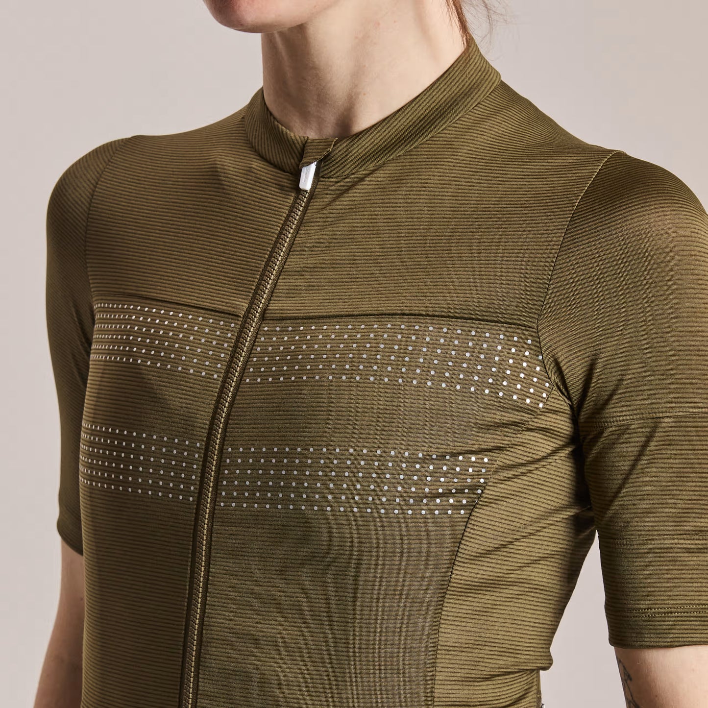 Rapha 2026 Women's Brevet Lightweight Cycling Jersey III, Dark Olive image 5