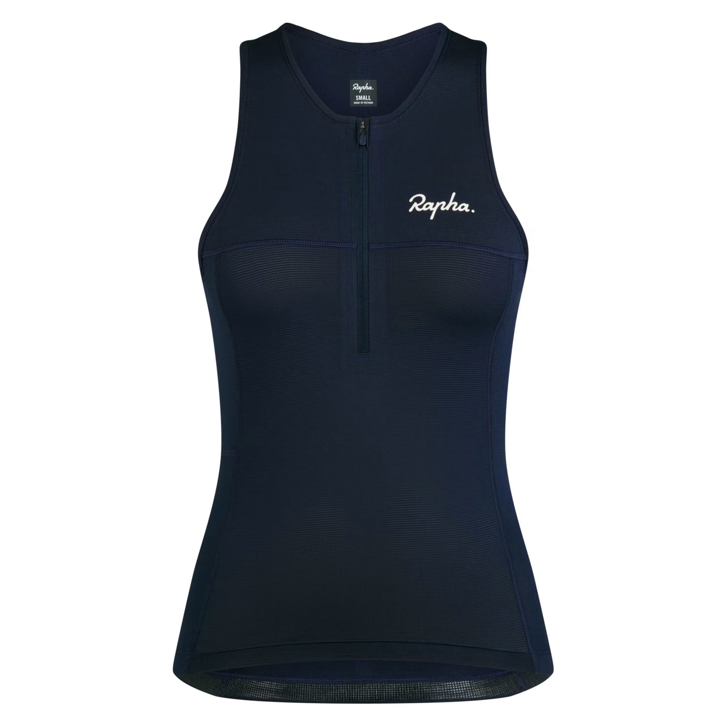 Rapha 2025 Women's Half Tank Zip Top - Dark Navy image 1 ANH01XXDNWXXS,ANH01XXDNWXSM,ANH01XXDNWSML,ANH01XXDNWMED,ANH01XXDNWLRG,ANH01XXDNWXLG