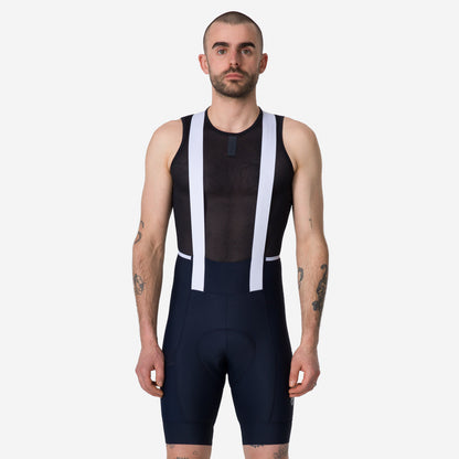 Rapha Men's Brevet Element Cargo Bib Shorts Dark Navy/White BEB01XXDNW image 3