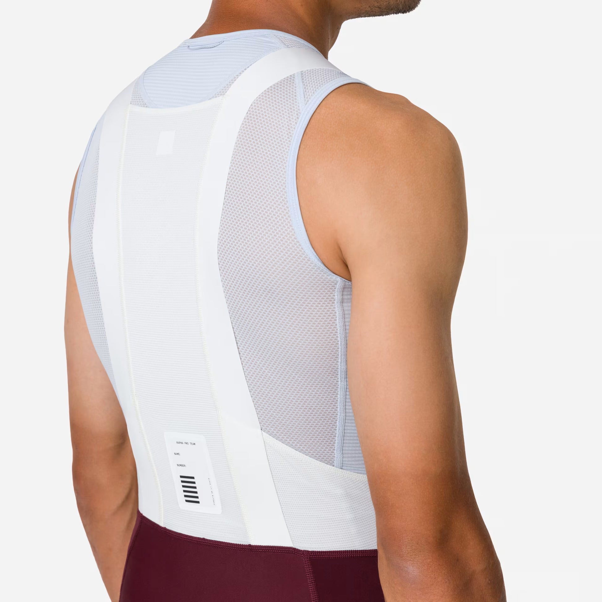 Rapha Men's Pro Team Bib Shorts III - Regular, Plum/White BEP02XXPRW image 4