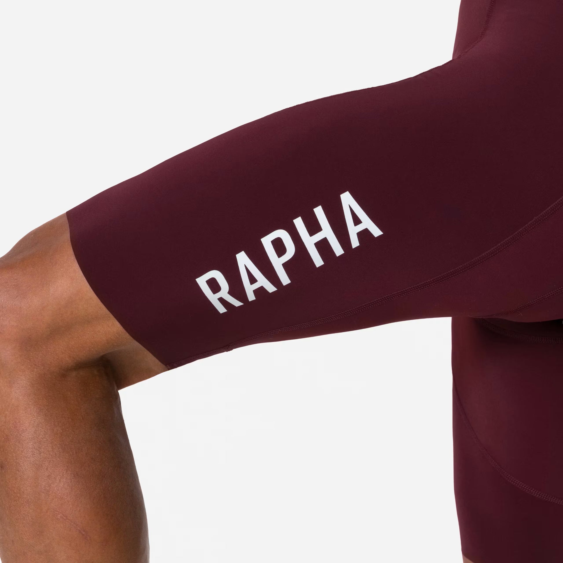 Rapha Men's Pro Team Bib Shorts III - Regular, Plum/White BEP02XXPRW image 3