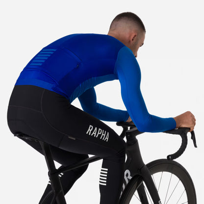 Rapha Men's Pro Team Long Sleeve Lightweight Cycling Jersey, Light Blue/Blue BEY01LSBOUXSM,BEY01LSBOUSML,BEY01LSBOUMED,BEY01LSBOULRG,BEY01LSBOUXLG,BEY01LSBOUXXL image 5