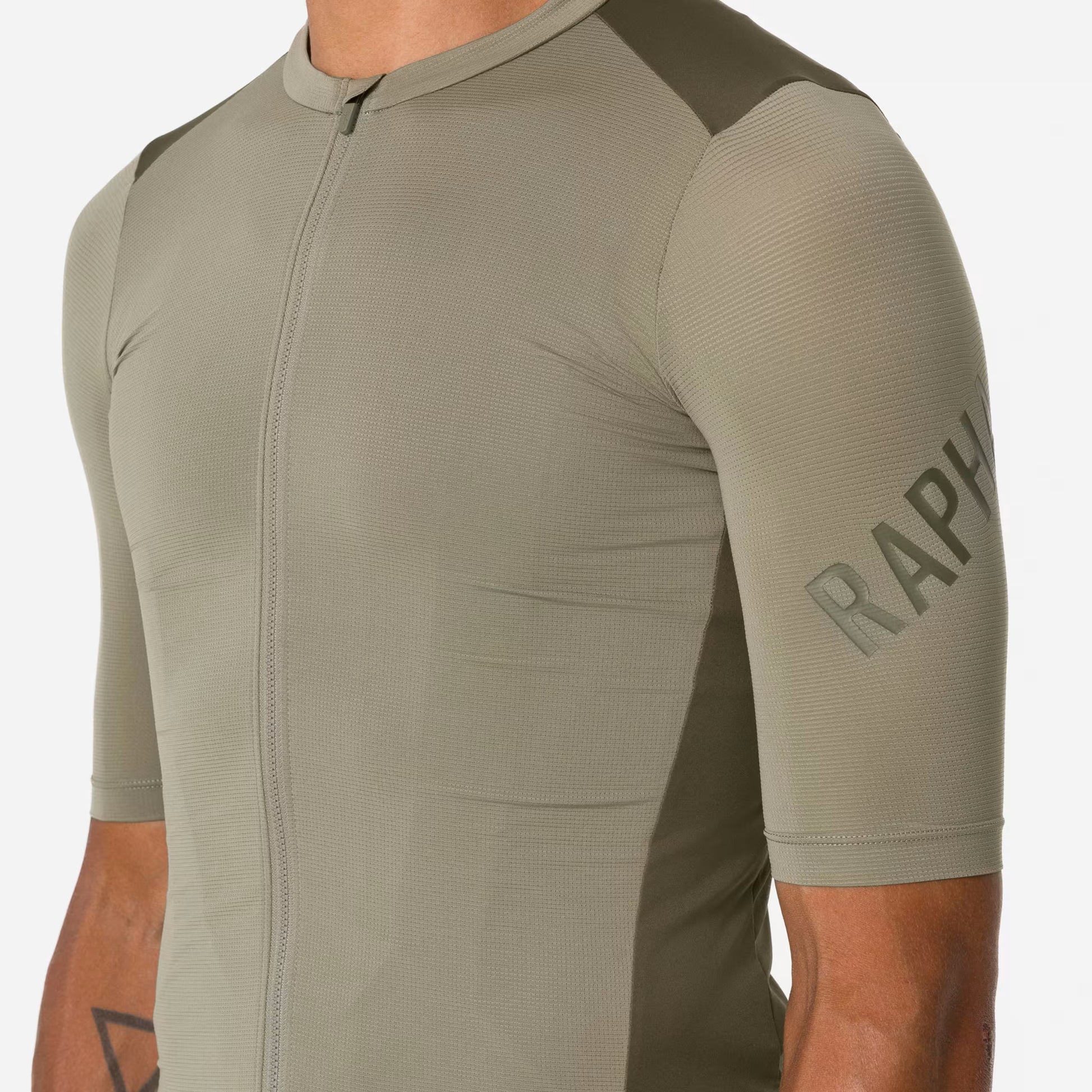 Rapha Men's Pro Team Training Jersey - Khaki BEY01XXVKLXSM,BEY01XXVKLSML,BEY01XXVKLMED,BEY01XXVKLLRG,BEY01XXVKLXLG,BEY01XXVKLXXL,BEY01XXVKL3XL image 5