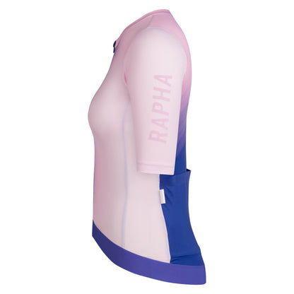 Rapha 2026 Women's Pro Team Training Jersey Surface Print Blue image 4