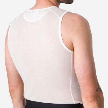 Rapha Men's Merino Lightweight Base Layer Sleeveless Cream / White image 5