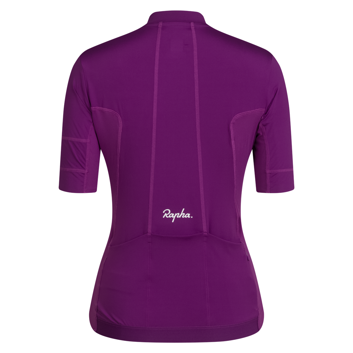 Rapha Women's Brevet Element Jersey - Deep Magenta/White IMAGE 2