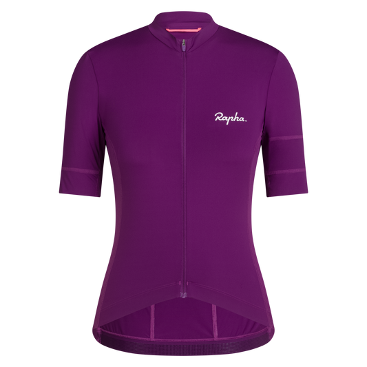 Rapha Women's Brevet Element Jersey - Deep Magenta/White IMAGE 1