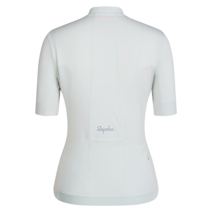 Rapha Women's Brevet Element Jersey - Light Blue/Silver image 2