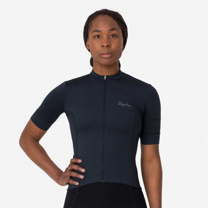 Rapha 2025 Women's Brevet Element Jersey - Black/Grey image 3 BGJ01XXAGRXXS,BGJ01XXAGRXSM,BGJ01XXAGRSML,BGJ01XXAGRMED,BGJ01XXAGRLRG,BGJ01XXAGRXLG