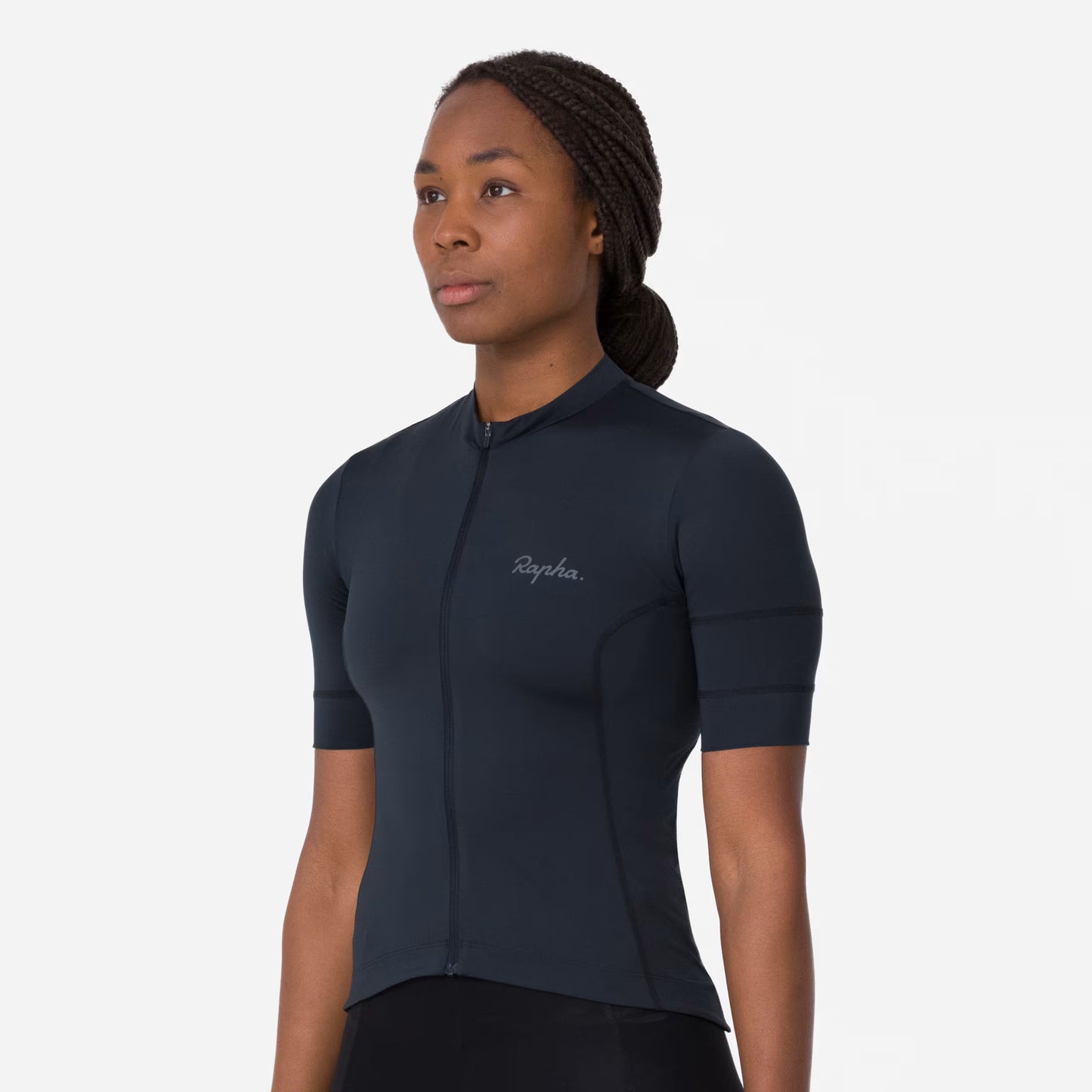 Rapha 2025 Women's Brevet Element Jersey - Black/Grey image 4 BGJ01XXAGRXXS,BGJ01XXAGRXSM,BGJ01XXAGRSML,BGJ01XXAGRMED,BGJ01XXAGRLRG,BGJ01XXAGRXLG