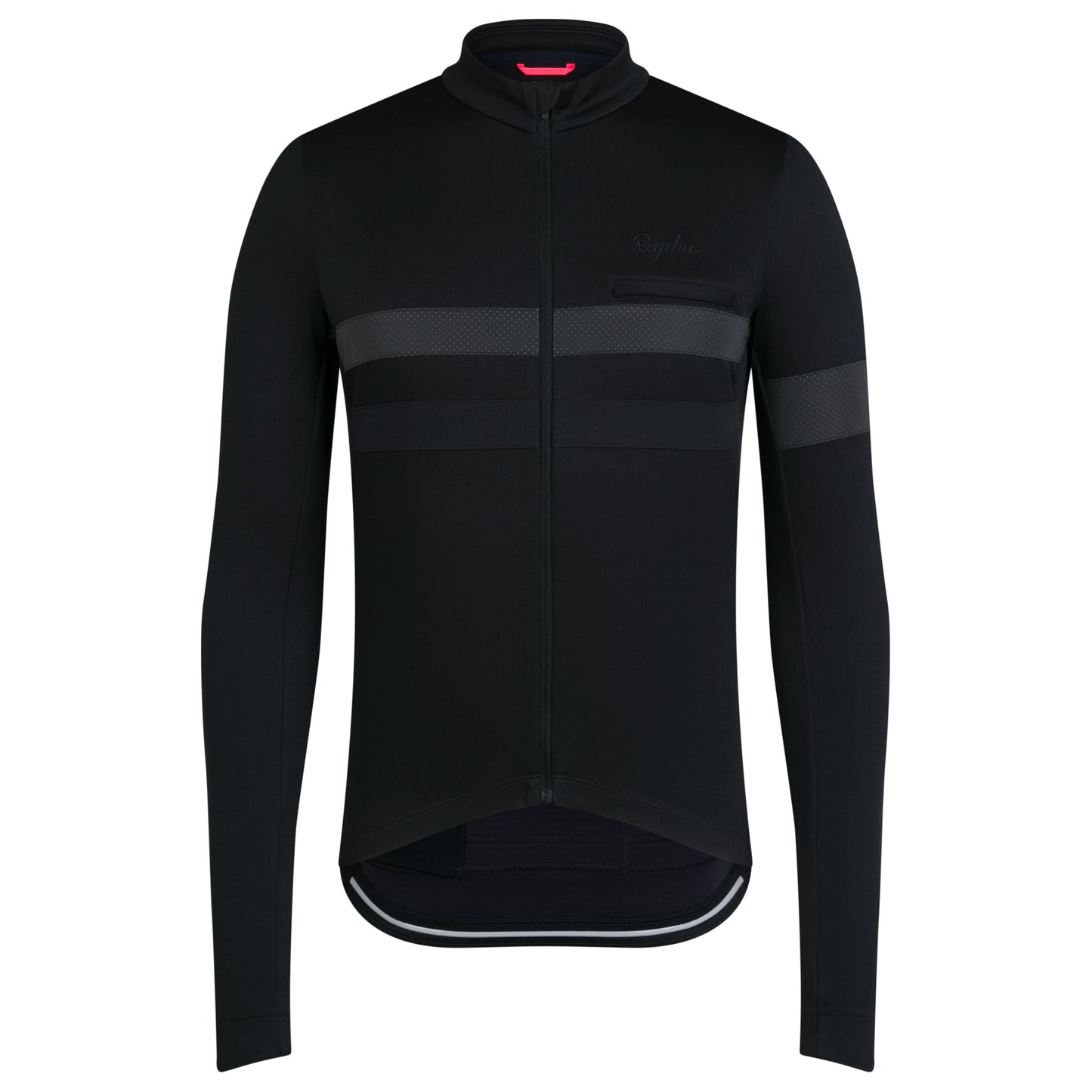 Rapha Brevet Men's Long Sleeve Jersey - Black image 1