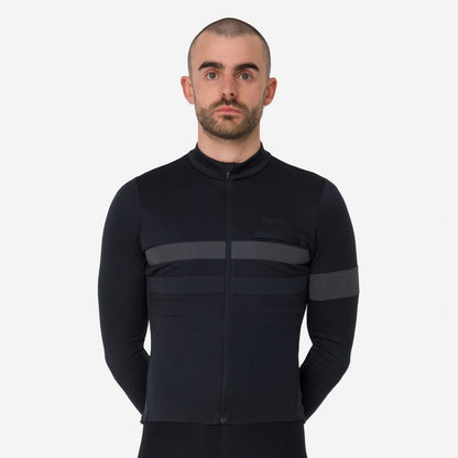 Rapha Brevet Men's Long Sleeve Jersey - Black image 3