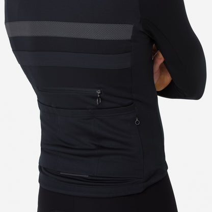 Rapha Brevet Men's Long Sleeve Jersey - Black