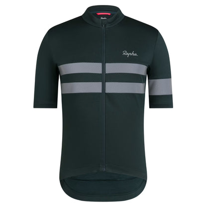 Rapha 2025 Brevet Men's Jersey - Forest Green/Silver Reflective